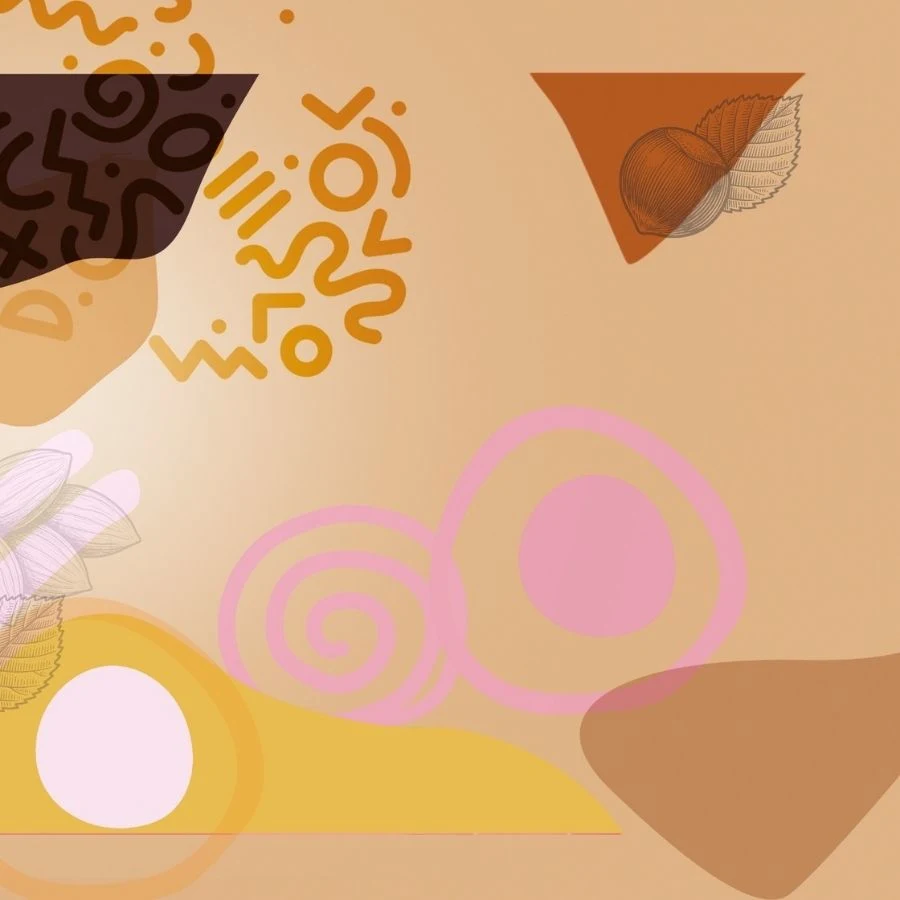 Sfondo Pattern Torrone Bacio e Panna Cotta